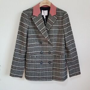 Rebecca Taylor Plaid Blazer